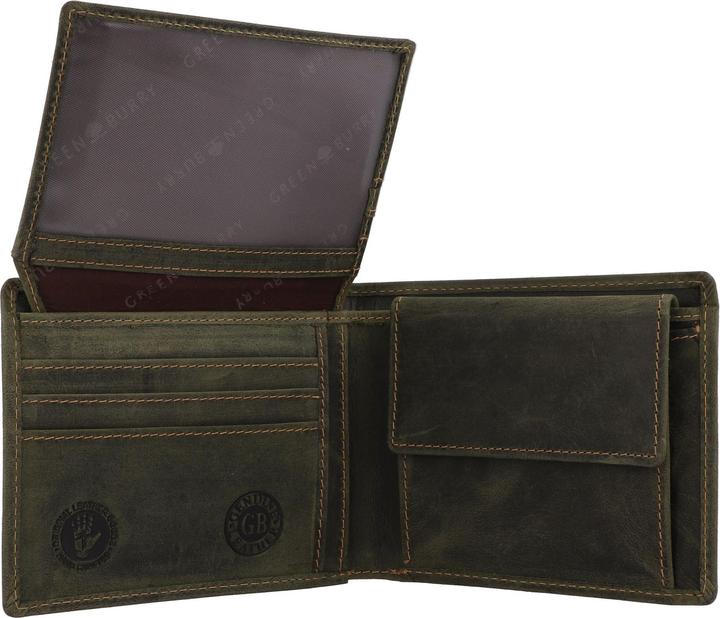 Produktbild Greenburry Vintage Geldbörse Leder 12 cm