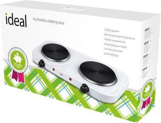 Actual product image Eldom Ceramic stove PH21 with double burner