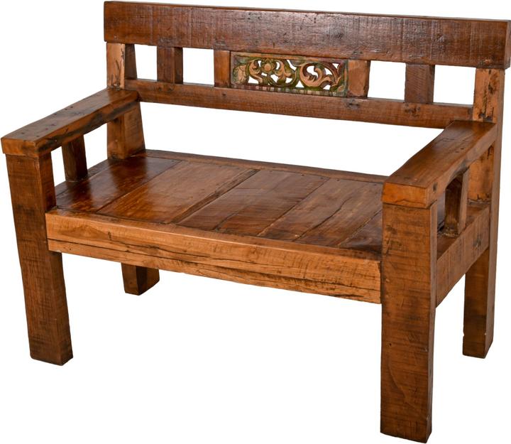 Garden Pleasure Garden bench Sumba 940233 brown wood 120.0 cm