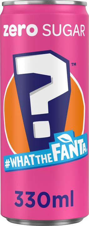 Actual product image Fanta #WhatTheFanta ZERO SUGAR Blue (24 x 33 cl)