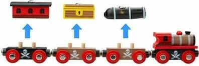 Image du produit Bigjigs Train des pirates