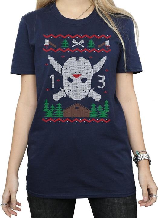 Immagine prodotto Absolute Cult Christmas Fair Isle Maglietta Ampia Donna (XXL)