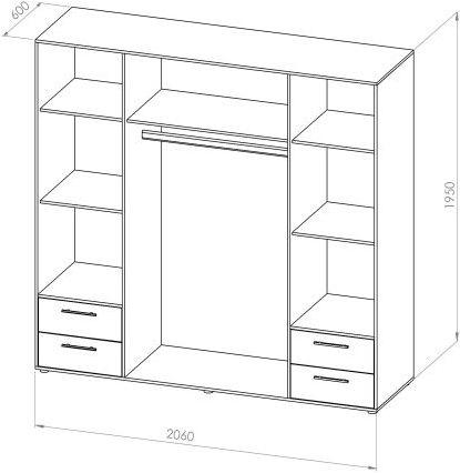 Produktbild Pol-Power Valencia (206 x 60 x 195 cm)
