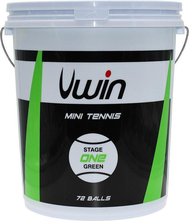 Actual product image Uwin Stage 1 tennis balls 72-pack
