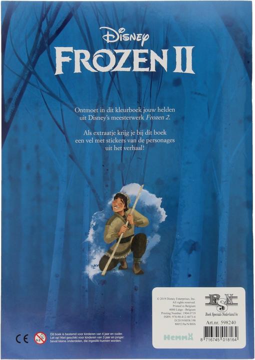 Immagine prodotto Disney Frozen II Libro da colorare con adesivi