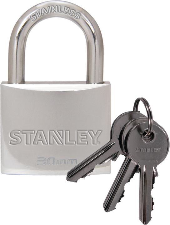 Actual product image Stanley Brass padlock 30mm