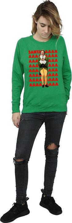 Immagine prodotto Elf Buddy Santa Scream Felpa Donna (XL)