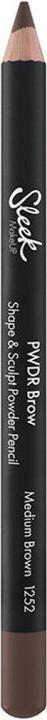 Sleek MakeUP Pwdr Brow Shape And Sculpt Powder Pencil (Medium Brown)