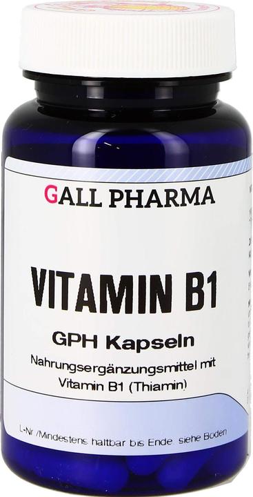 Produktbild Hecht Pharma GALL PHARMA Vitamin B1 GPH Kapseln, 120 St. Kapseln (120 Stück, Kapseln, 32 g)