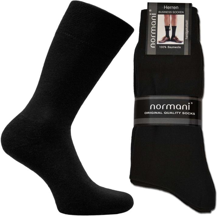 Actual product image Normani 10 pairs of men's socks black (pack of 10, 39 - 42)
