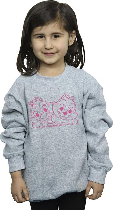 Actual product image Disney Girls Chip 'n' Dale Nuts About You Sweatshirt (116)