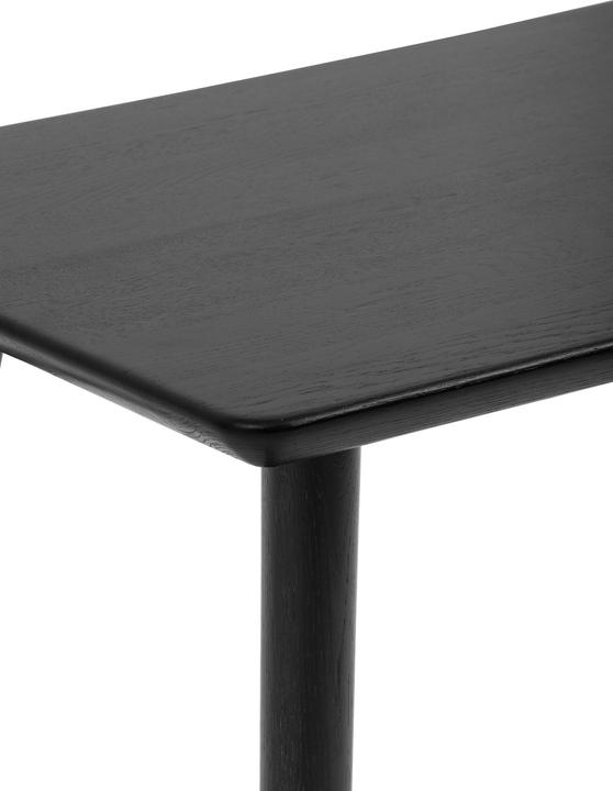 Image du produit Oakywood Classic Desk - Bureau classique en bois massif - Noir / 120x60 - (120 x 60 cm)