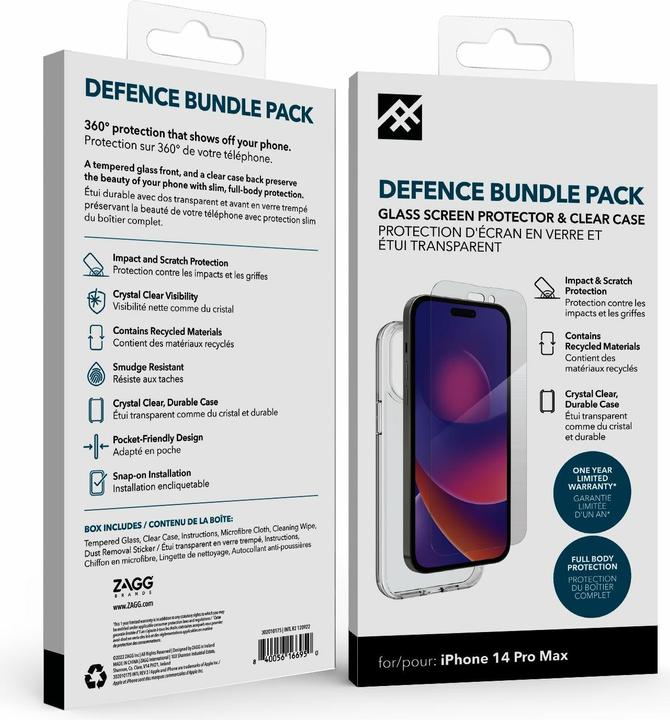 Image du produit Zagg Ifrogz Cases Defence Glass Ip (Apple iPhone 14 Pro Max)