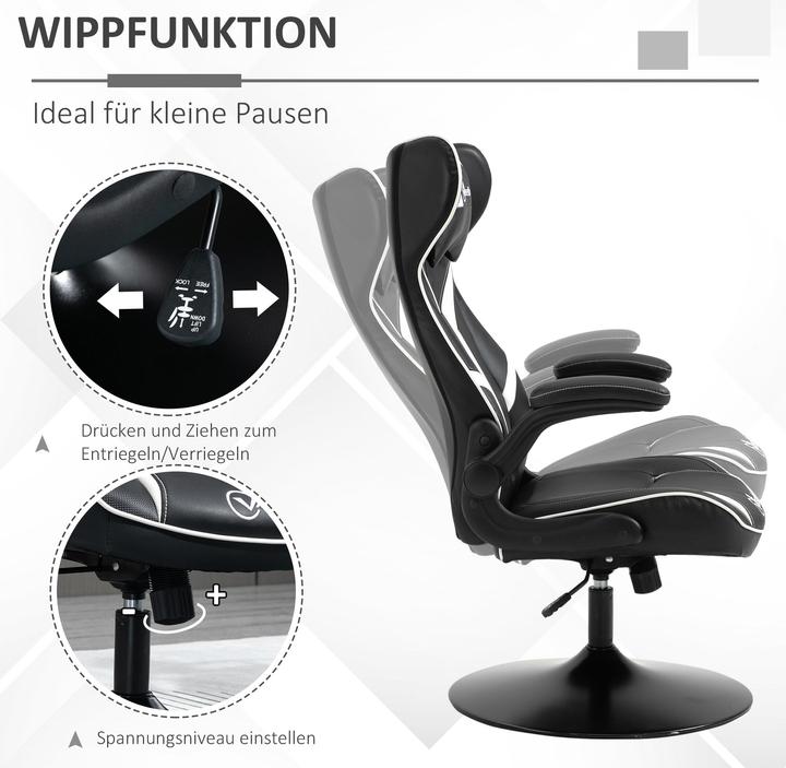 Produktbild Vinsetto Gaming Stuhl ergonomisch