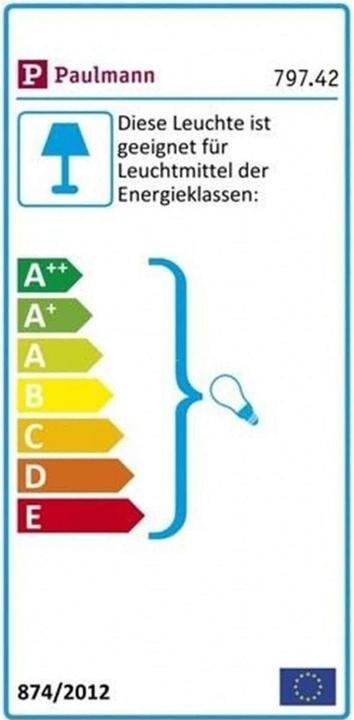 Energie-Label Markslöjd Göteborg 17 (E14)