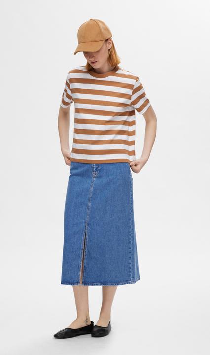 Actual product image Selected Femme Jeans Midi Skirt (38)