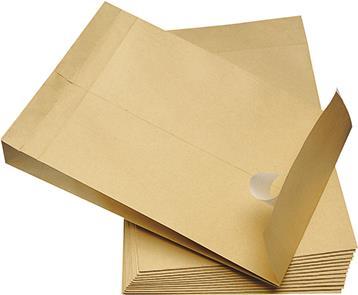 Produktbild Soennecken Faltentaschen C4 mF/hk braun 20mm Stehboden 120g Packung 100 Stück