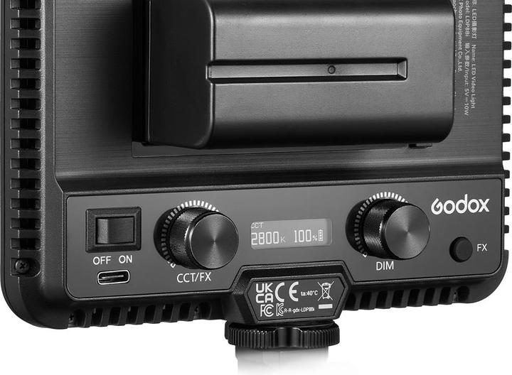 Actual product image Godox LDP18Bi Streaming Slim Panel Light (Studio light, Surface luminaire)