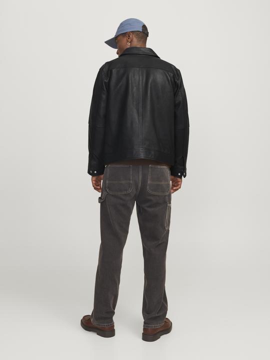Produktbild Jack & Jones Jorclean Leather Jacket Styd Aw24 (XXL)