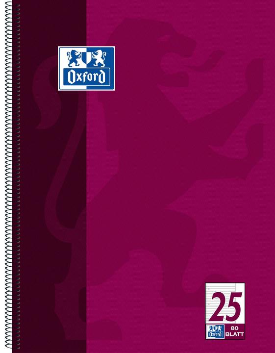 Produktbild Oxford Collegeblock (A4+, Liniert, Harter Einband)