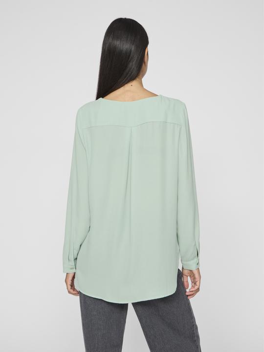 Image du produit Vila Chemise à col fendu High Low (XS)