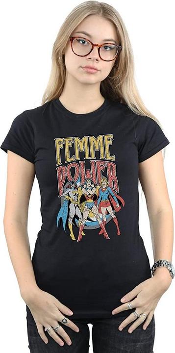 Image du produit DC Super Hero Girls Femme/Ladies Femme Power Cotton T-Shirt (M)