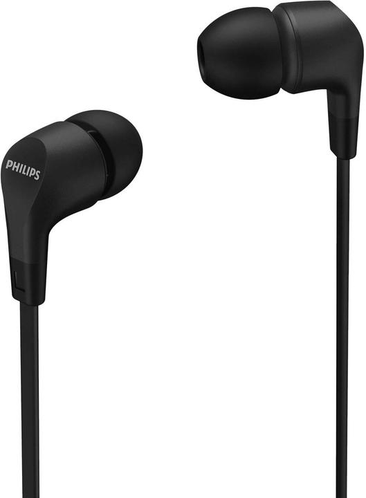 Philips Écouteurs intra-auriculaires filaires, TAE1105BK (pas de réduction du bruit, Filaire)