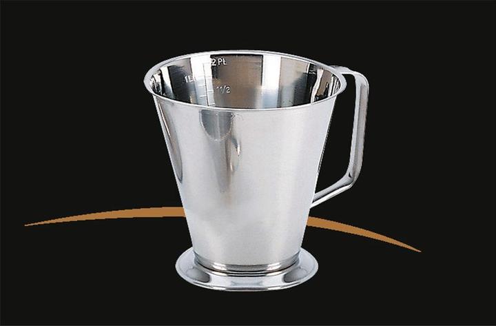 de Buyer Graduated measuring cup with ring base and pouring spout