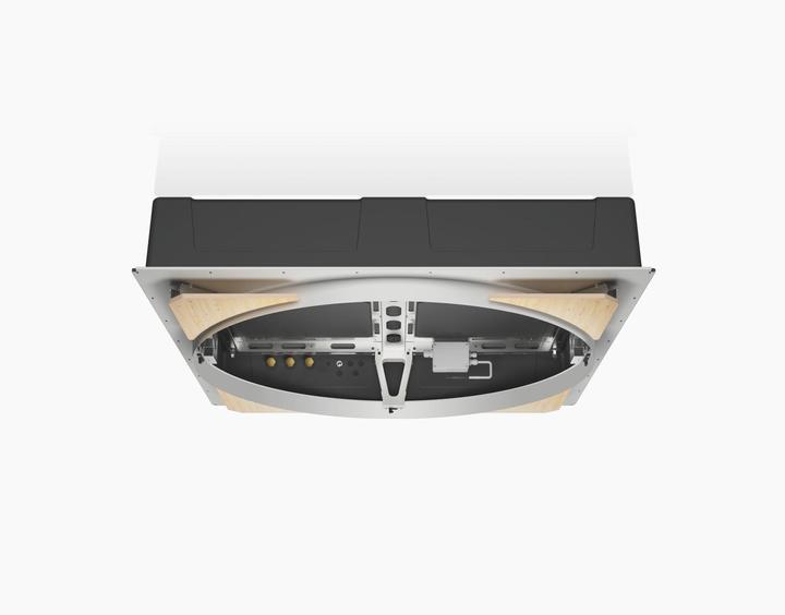 Dornbracht Dornb UP-Regenpaneel AQUAMOON Baus.-VorMont (3 Strahlarten, 12 l/min)