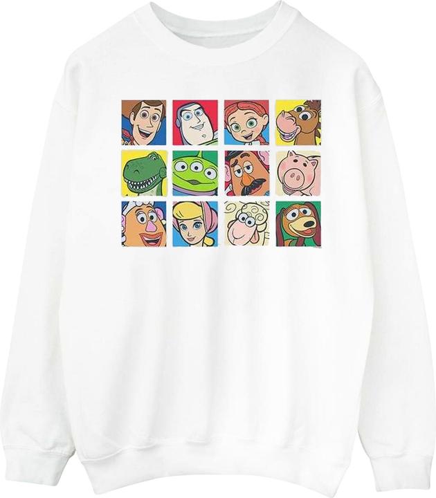 Actual product image Disney Girls Toy Story Character Squares Sweatshirt (116)