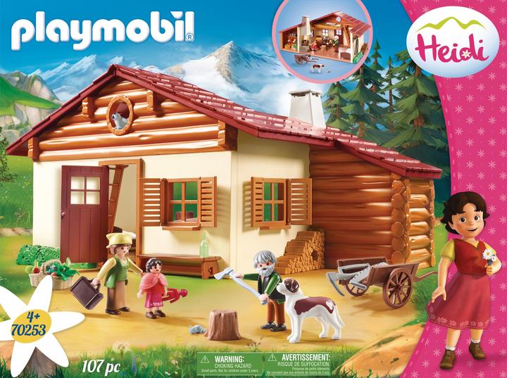 Produktbild Playmobil Heidi und Grossvater auf der Almhütte (70253, Playmobil Heidi)