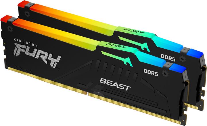 Immagine prodotto Kingston FURY Beast RGB (2 x 16GB, 5200 MHz, RAM DDR5, DIMM)