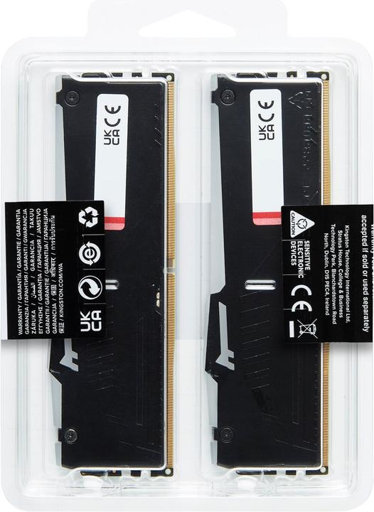 Immagine prodotto Kingston FURY Beast RGB (2 x 16GB, 5200 MHz, RAM DDR5, DIMM)