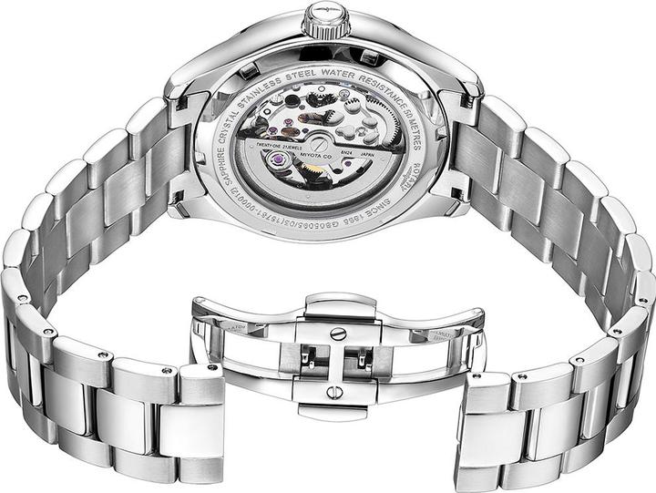 Immagine prodotto Rotary GB05095/05 Orologio Oxford Automatico Uomo 40mm 5ATM (Orologio da polso analogico, 40 mm)