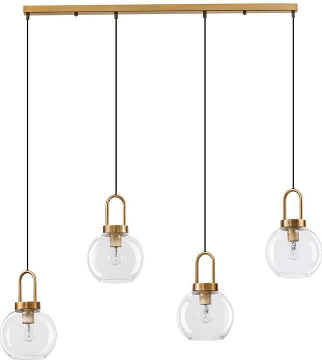 Produktbild Nova Luce IRVINE Pendelleuchte E27 4-fach Gold 97,5x20x155cm dimmbar 9241180 (E27)