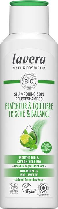 Produktbild Lavera Shampoo Frische & Balance fettendes Haar Fl 250 ml (250 ml, Flüssiges Shampoo)