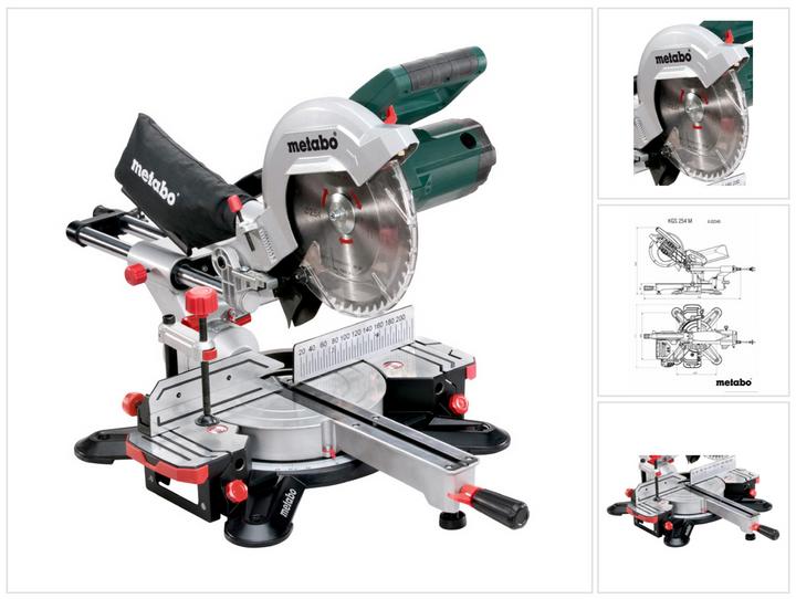 Produktbild Metabo KGS 254 M Kapp-Zugsäge EU