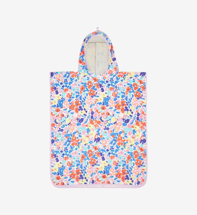 Produktbild Olaian Surf-Poncho Kinder 110 bis 135 cm 500 Daisy (75 x 60 cm)
