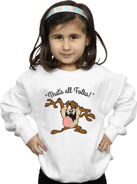 Immagine prodotto Looney Tunes Taz That's All Folks Felpa Ragazze (116)