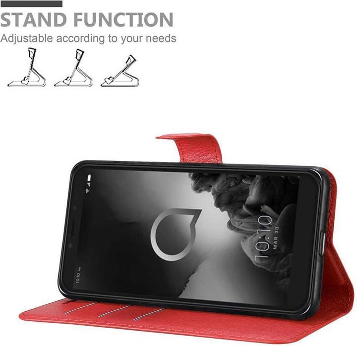 Actual product image Cadorabo Book with stand function cover (Alcatel 1C (2019))