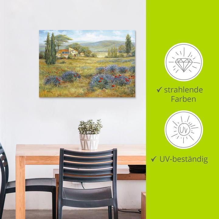 Actual product image Artland Provence lavender meadow T4CI (100 x 70 cm)