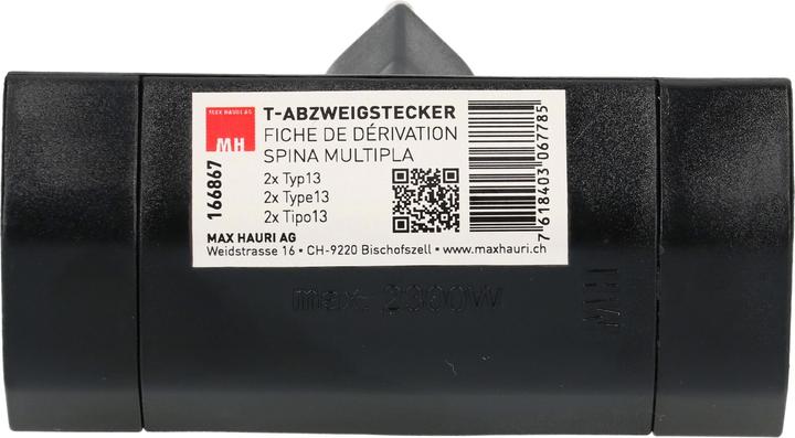 Produktbild Max Hauri Abzweigstecker (Typ 13, 2 x)