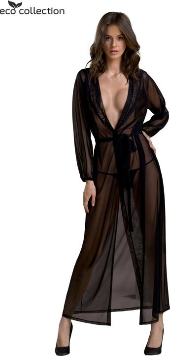 Image du produit ECO Collection Peignoir noir Zinnia (L, XL)