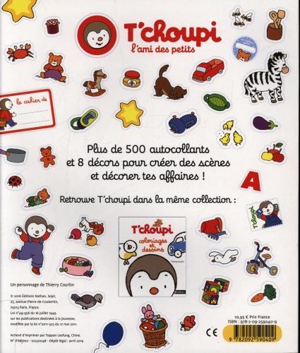 Image du produit T'choupi : grand cahier d'autocollants (Français, Courtin Thierry, 2021)