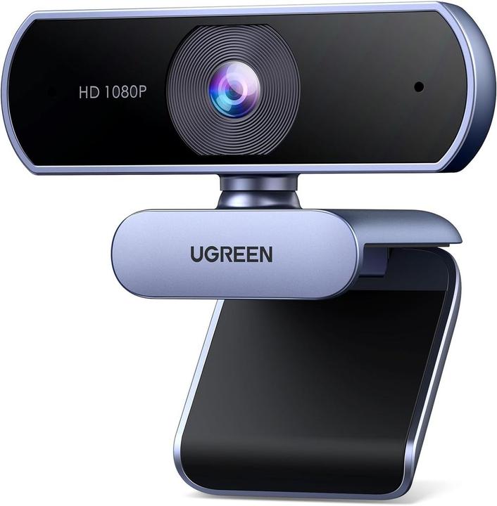 Ugreen Kamera internetowa Kamera internetowa z mikrofonem 15728 USB (srebrna) (2.10 Mpx)