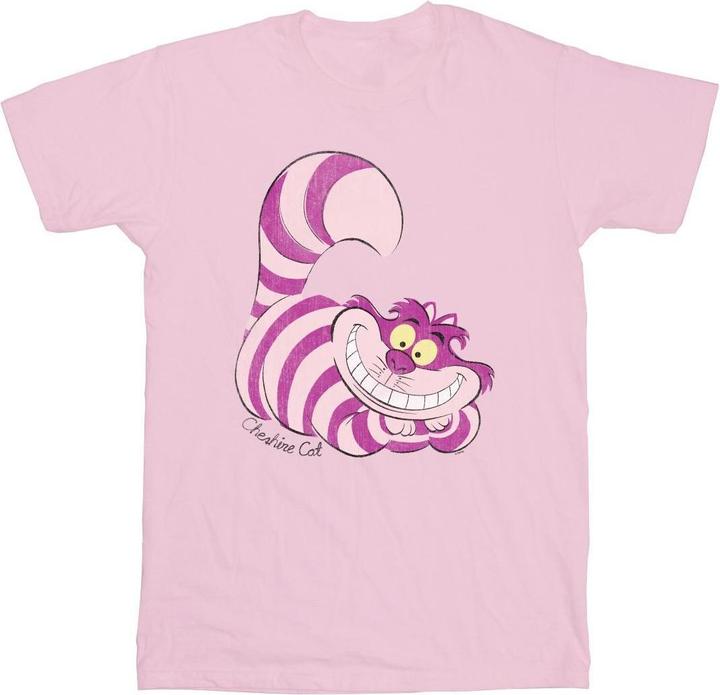 Actual product image Alice In Wonderland Mens Cheshire Cat Cotton T-Shirt (S)