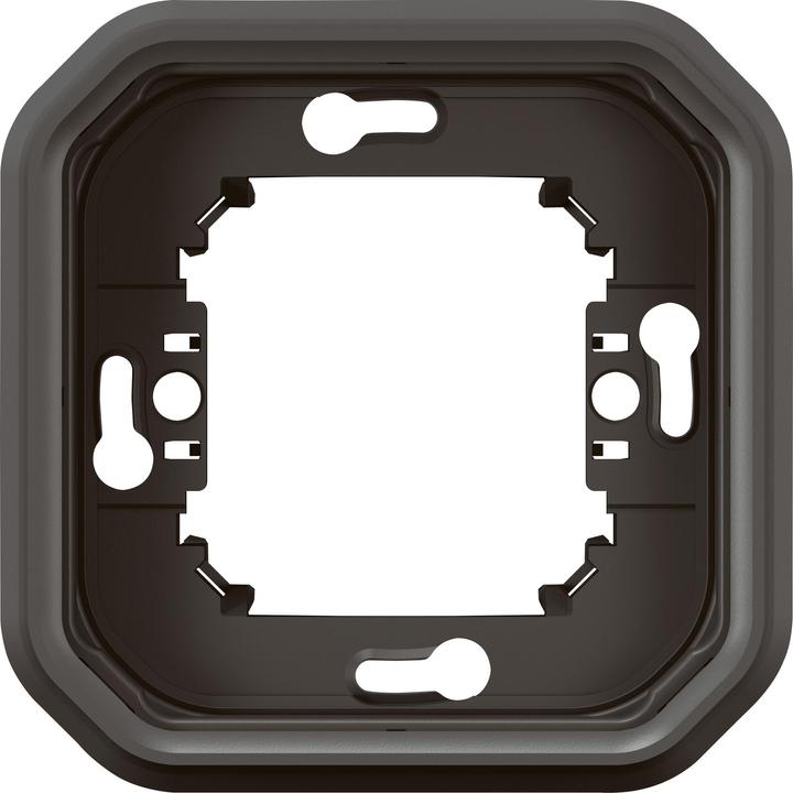 Immagine prodotto Legrand PLEXO Nuovo telaio di supporto antiumido da incasso, anello di supporto, singolo antracite 069606L