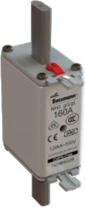 Produktbild Bussmann NH FUSE 160A 500V GG/GL SIZE 0 (NH-DIN Sicherung, 160 A)