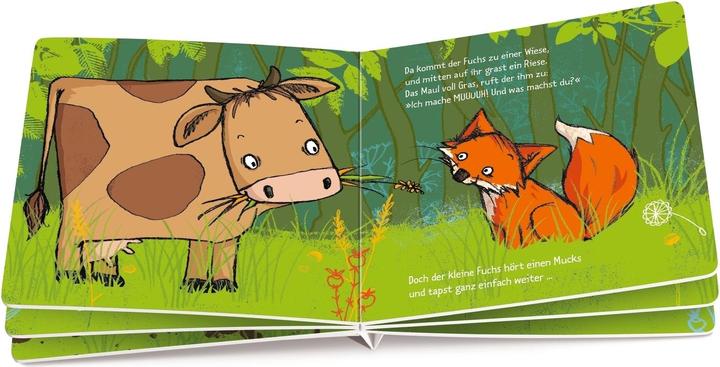 Immagine prodotto Der kleine Fuchs hört einen Mucks (Tedesco, Giacobbe Tanja, Anne Cristina ZurBrugge, 2016)