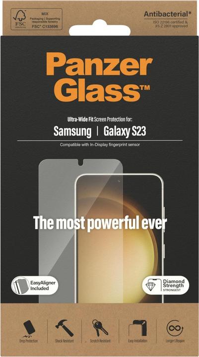 Produktbild PanzerGlass Ultra Wide (1 Stück, Samsung Galaxy S23)